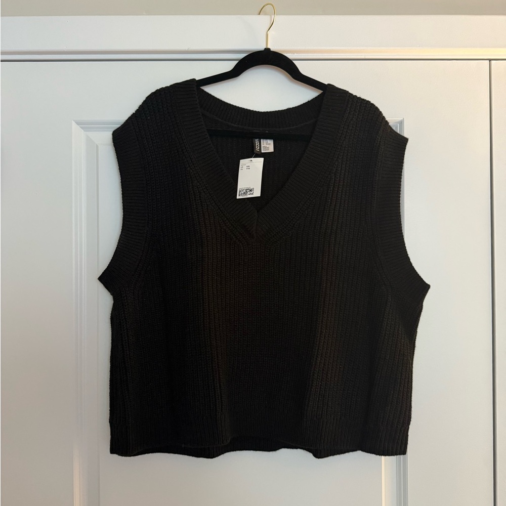 H&M Black Knit Tank Top